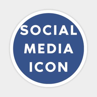 Social Media Icon Magnet